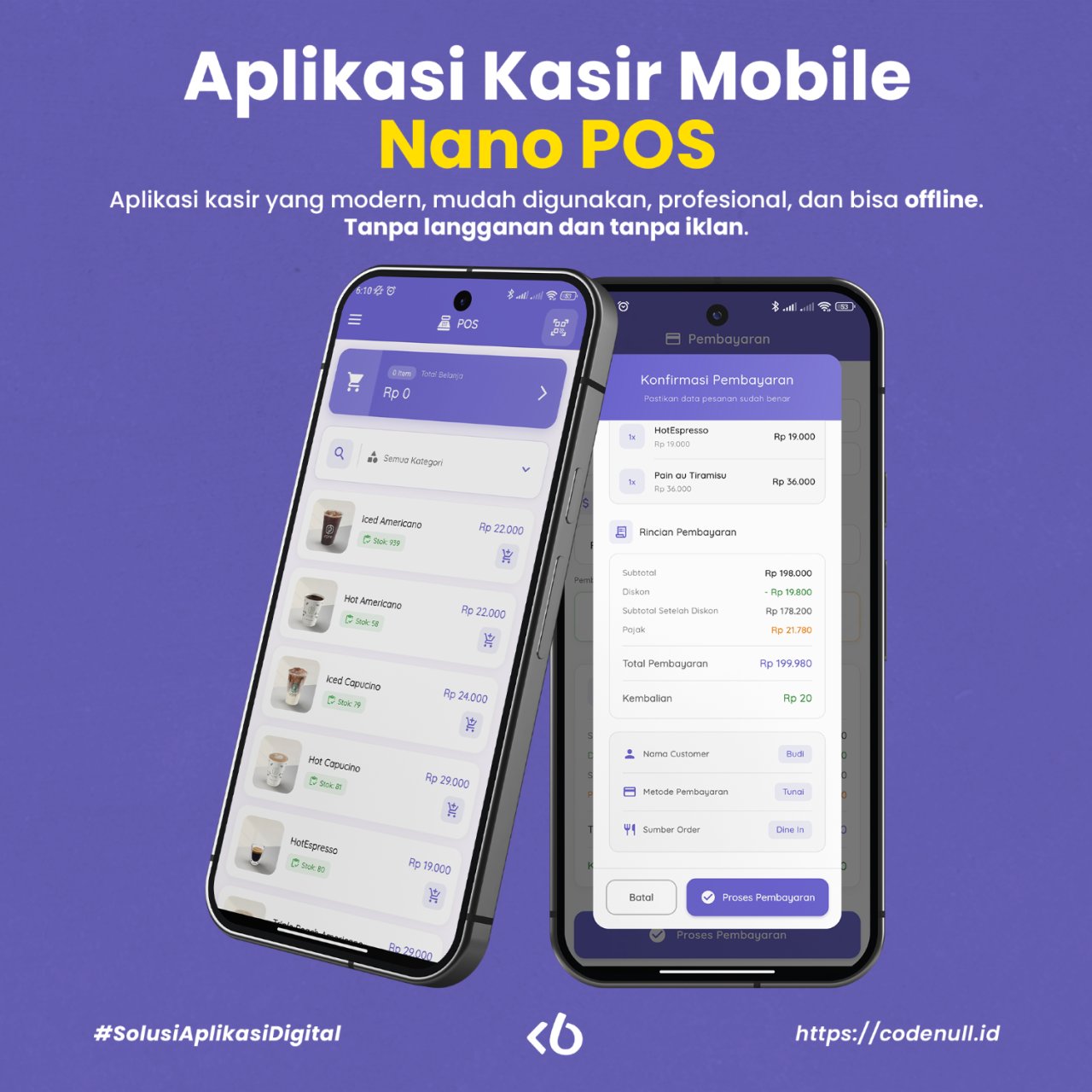 Aplikasi Kasir Android - Nano POS versi Basic