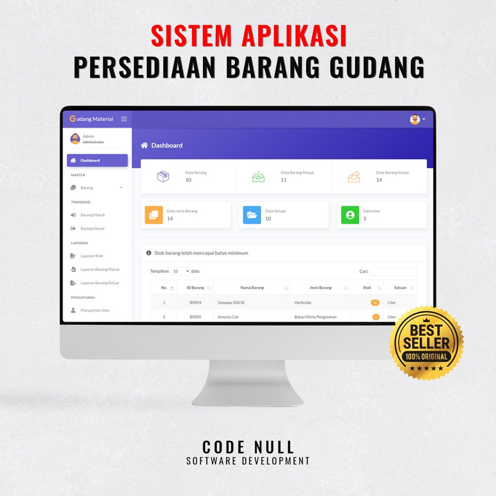 Sistem Aplikasi Persediaan Barang Gudang