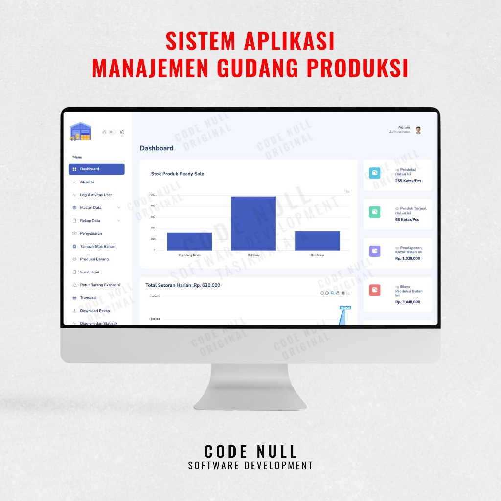 Sistem Aplikasi Manajemen Gudang Produksi (Warehouse Manufaktur)